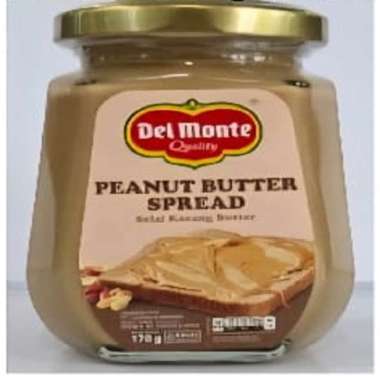 DEL MONTE PEANUT BUTTER SPREAD 170GR DELMONTE SELAI KACANG