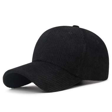 TOKO1973 Baseball cap : YORICK - Topi Polos Topi Winter Topi Baseball Topi Pria Topi Wanita BLACK