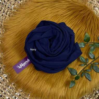 Milyarda Hijab Bergo Maudy L Kerudung Instan Navy