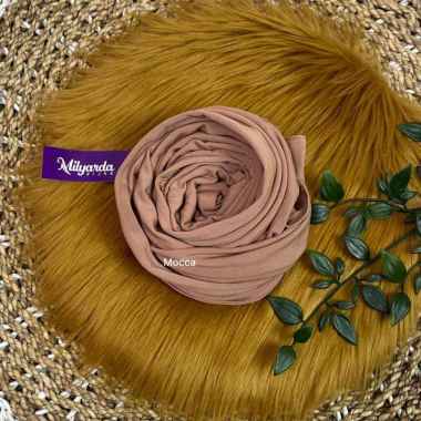Milyarda Hijab Bergo Maudy L Kerudung Instan Mocca