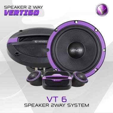 SPEAKER SPLIT 2 WAY VENOM VERTIGO VT 6 Audio Mobil