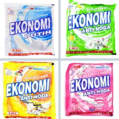 Ekonomi Deterjen Krim Sabun Colek 380 gr Hijau