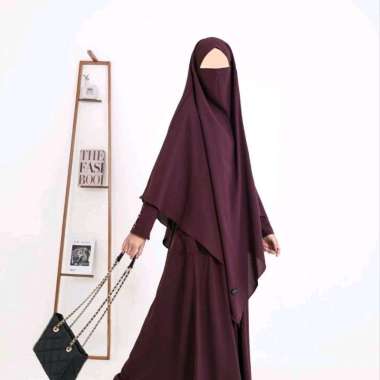 Eowin abaya set FK by Mumtaz hijab| abaya set syar'i| abaya elegan M black set fk