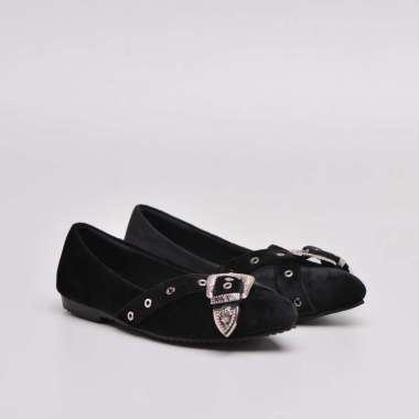 Adorable Projects - Mufla Flat Shoes Cabernet Black - Sepatu Wanita 42