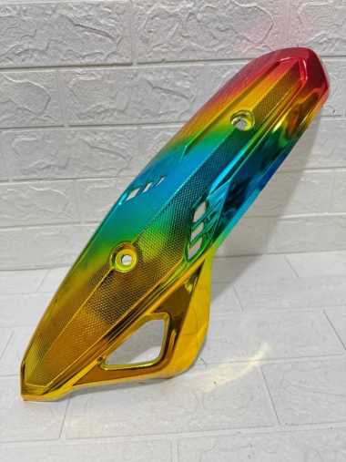 Cover Tutup Knalpot Gookem Vario 125 Pelangi Tameng Knalpot Vario 125 Pelangi PNP