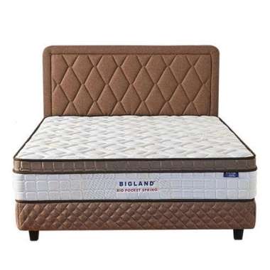 SET MATRAS BIGLAND BIG POCKET SPRING 3 ZONE D/DIAMOND S/DIAMOND KECIL UK 160X200