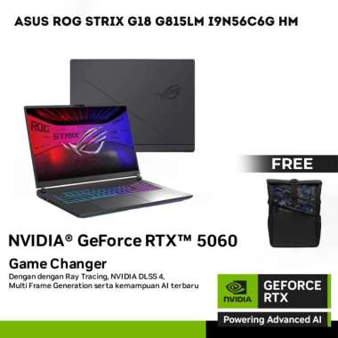 ASUS ROG Strix G18 G815LM I9N56C6G HM GeForce RTX 5060 8GB Ultra 9 275HX RAM 32GB SSD 1TB 18" 2.5K W