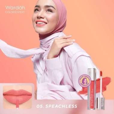 WARDAH Matte Lip Cream 4 g - Warna Intense 05 Speechles