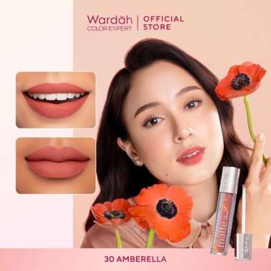 WARDAH Matte Lip Cream 4 g - Warna Intense 30 Amberella