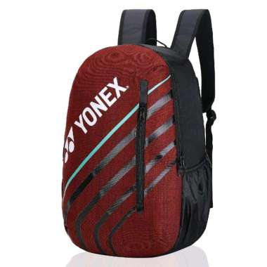 New Tas Ransel Badminton / Bulu tangkis Yonex Backpack ACE 2 Series 1012 JET BLACK / CHINESE RED
