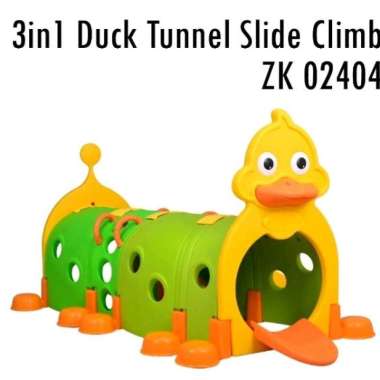 *New* 3in1 Duck Tunnel Slide Climb ZK02404