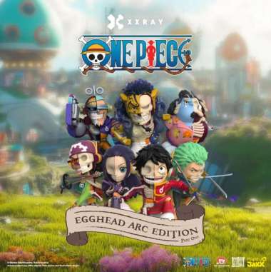 Mighty Jaxx S9 One Piece Freeny's Hidden Dissectibles : Egghead Series Part 1 - Tray of 6 [Free Acry