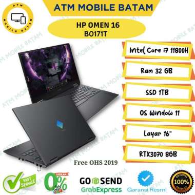 Laptop hp omen 16 b0171tx i7 32gb