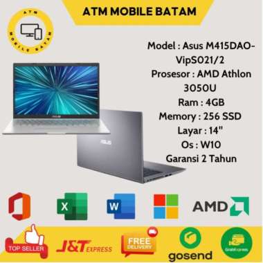 laptop asus m415dao amd athlon 3050U Silver