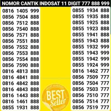 KARTU PERDANA INDOSAT NOMOR CANTIK INDOSAT 11 DIGIT TRIPLE 777 888 999