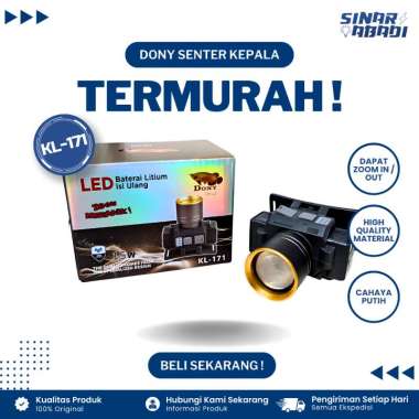 Dony Senter Kepala Zoom Mini 15W KL-171 Cahaya Putih
