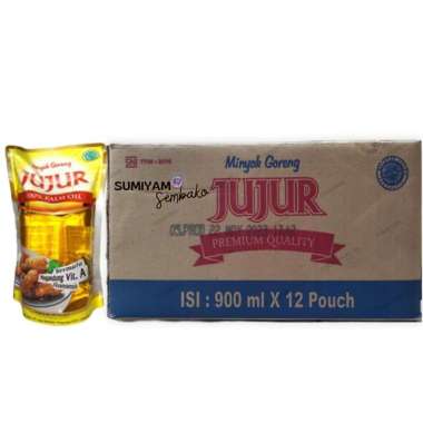 Minyak Goreng Jujur 1 Dus Termurah Promo 900ml / Minyak Goreng Jujur 900ml / Jujur Minyak Goreng 1 D