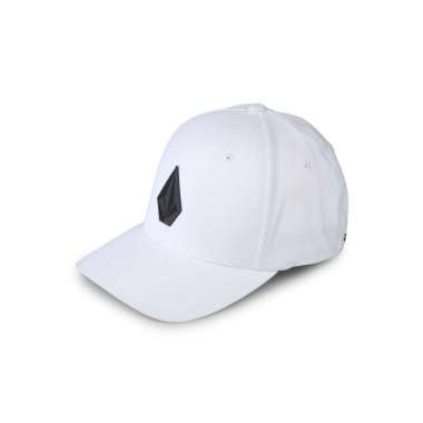 VOLCOM MCP STONE TECH FLEXFIT DELTA HAT WHITE S/M White
