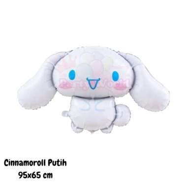 Balon Foil Kuromi Melodi Cinnamoroll Cinnamoroll Putih