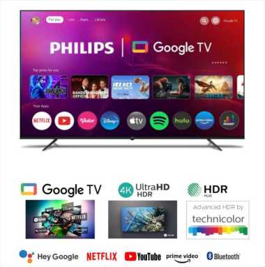 Google Smart TV Philips 55 Inch 55PUT7029/70 4K UHD TV