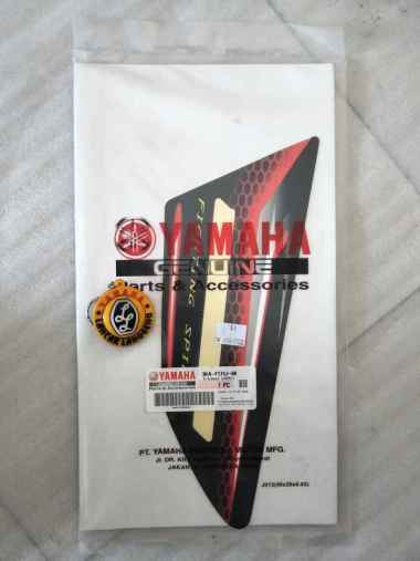 STRIPING / STICKER BOK OLI SAMPING / TEPONG KIRI YAMAHA RX KING RXK 135 ORIGINAL YGP 3KA 3KA-F174J-8