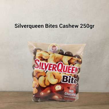 Silverqueen Bites Almond, Cashew, Dark Cashew, Very Berry, Greentea Matcha 250 gr ( ds bgr ) CASHEW 