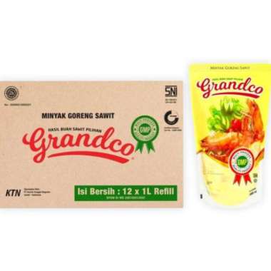 Minyak Goreng Grandco 1 Liter / Minyak Goreng Grandco 1 Dus