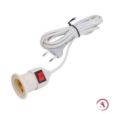 Fitting Kabel Murah Plus Saklar Socket Strip Lampu 220V Fitting Lampu Remot Timer 10M