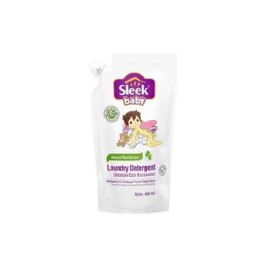 Sleek Detergen Cair Laundry Pouch 450 ml