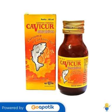 CAVICUR EMULSION RASA JERUK 60 ML