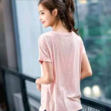 BAJU LUARAN KAOS RINGAN ADEM HALUS DANCE ZUMBA YOGA PILATES SENAM AEROBIK LARI RUNNING SPORT OLAHRAG