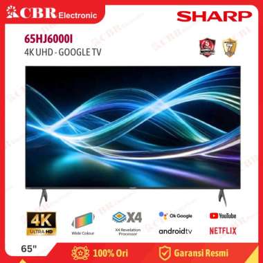 TV SHARP 65 Inch LED 65HJ6000I (4K UHD – Google TV)