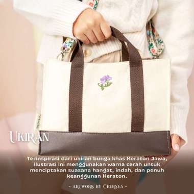 SOVLO Seraya Sling Bag Kanvas Wanita Ukiran_CJ