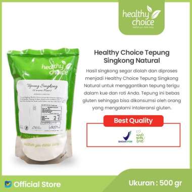 Healthy Choice Tepung Singkong Natural 500 gr - Tepung Singkong 250 gr - Tepung Ubi 250 gr