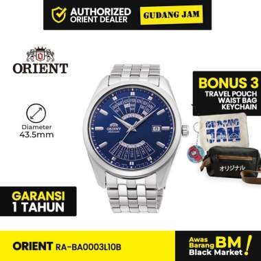 Jam Tangan Pria Orient RA-BA0003L10B Automatic Stainless Steel Calendar Multi Year