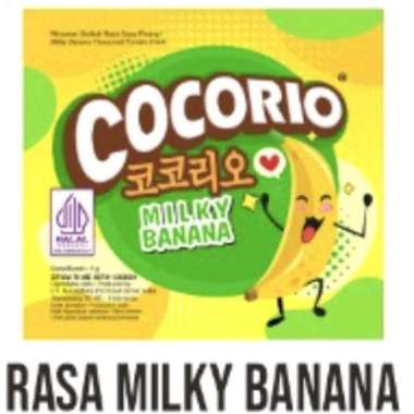 Cocorio Minuman Serbuk 1 Renceng Isi 10 Sachet Milky Banana