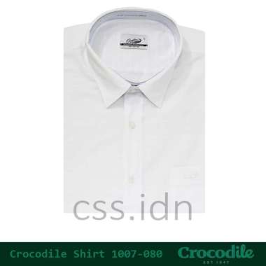 Kemeja Pria Lengan Pendek Crocodile 1007-080 Putih XL