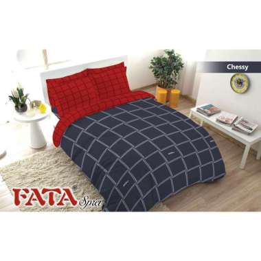 Fata - Bed Cover SET SPREI FITTED King (180x200) Terlaris pilihan Chessy (FATA)