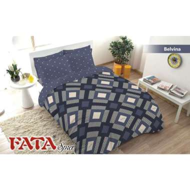Fata - Bed Cover SET SPREI FITTED King (180x200) Terlaris pilihan Belvina (FATA)