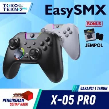 EasySMX X05 / X-05 / X 05 Pro Wireless Gamepad Bluetooth Gaming Controller Dual Rumble Motors Impulse Triggers Multiplatform