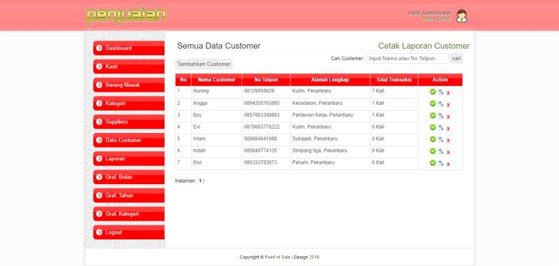 Aplikasi Software Penjualan/kasir sederhana full source code