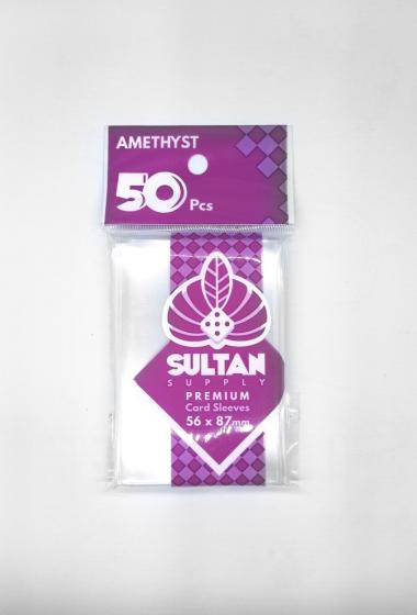 Sultan Sleeve 56mm X 87mm (58 X 89) BoardGame Sleeves (Amethyst)