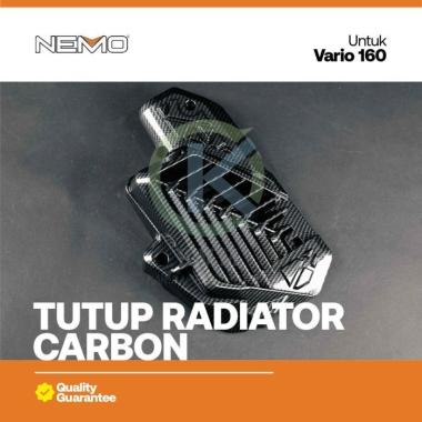 Tutup Cover Radiator Carbon Honda Vario160 Nemo Quality.