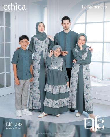 ELFA 288 ATLANTIC BLUE GAMIS DEWASA KAGUMI 288 KOKO KAHFI 274 GAMIS ANAK KAGUMI KIDS 140 KOKO ANAK K