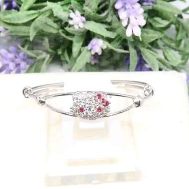 BEAUTY CULTURE BCGA026 GELANG BANGLE ONGSOT HK ANAK BAYI BALITA PERAK SILVER 925 LAPIS EMAS ASLI ORI