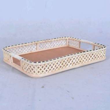 Nampan Rotan Anyaman Peel/Rttan Tray Natural/ Rotan Asli Kualitas Ekspor