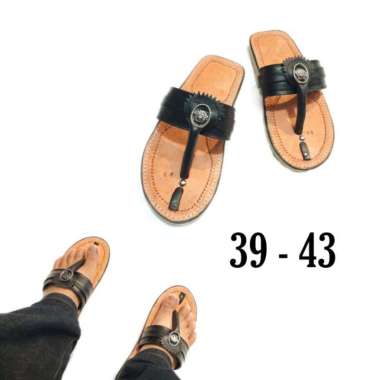 VERISH SANDAL TEROMPAH KHAS GARUT SANDAL JEPIT KULIT SAPI ASLI ORIGINAL SANDAL GARUT 39