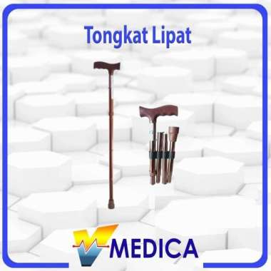 Tongkat Kaki 1 Lipat/Tongkat Lipat/Alat Bantu Jalan
