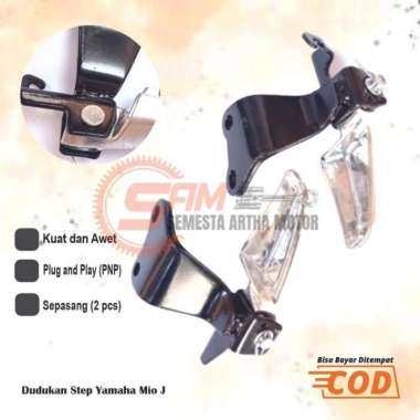 Dudukan Footstep Yamaha Mio J Soul GT Breket Step Belakang Injakan