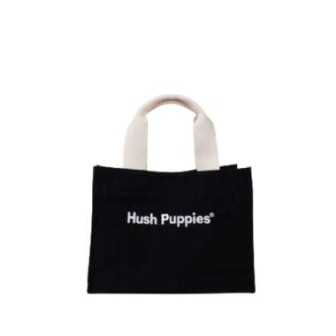 Hush Puppies Tas Wanita Canvas Tote Bag S Black Black